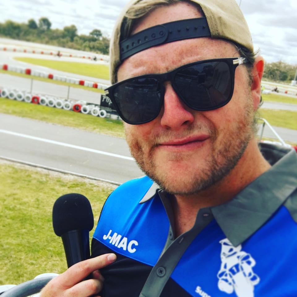 Jarrod Maclean, AKA J-Mac - Commentator/ Announcer & all round GC