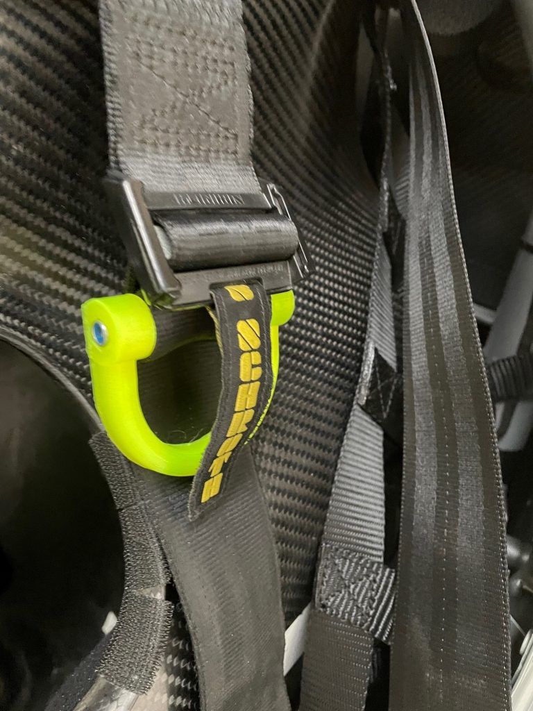 BOLT THROUGH SEAT BELT PULL DOWN HOOP