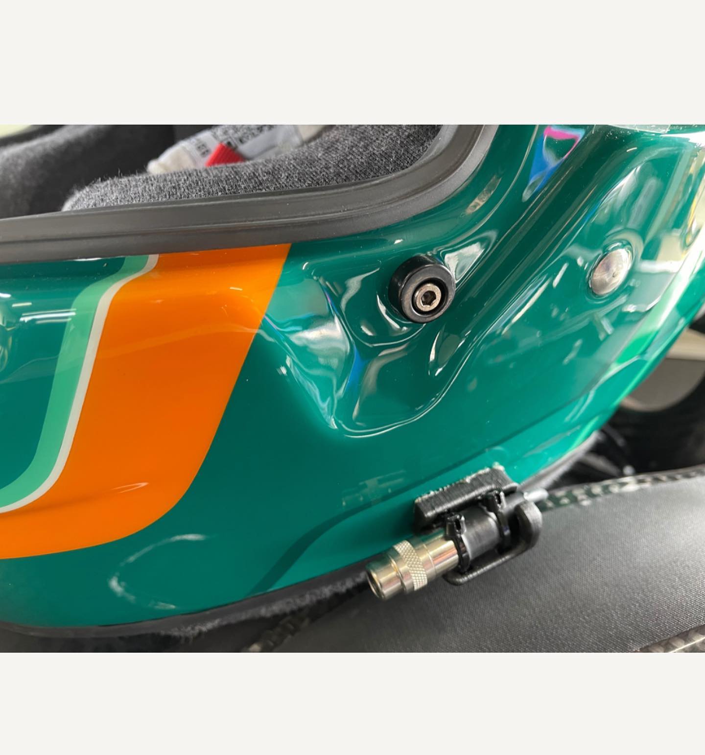 RADIO CONNECTOR HOLDER FOR HELMETS