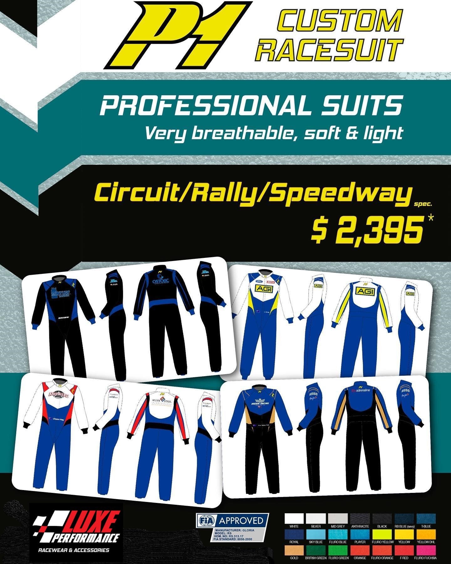 Full Custom - Pro Level - P1 FIA Approved 3 Layer Race Suit